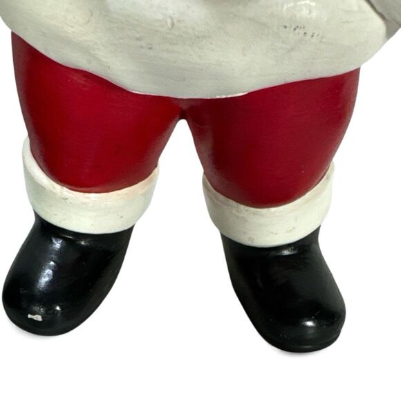 Vintage 60’s Jamar Mallory Ceramic Santa Mrs. Claus Figures Flat Tray Hands Set - Picture 3 of 11